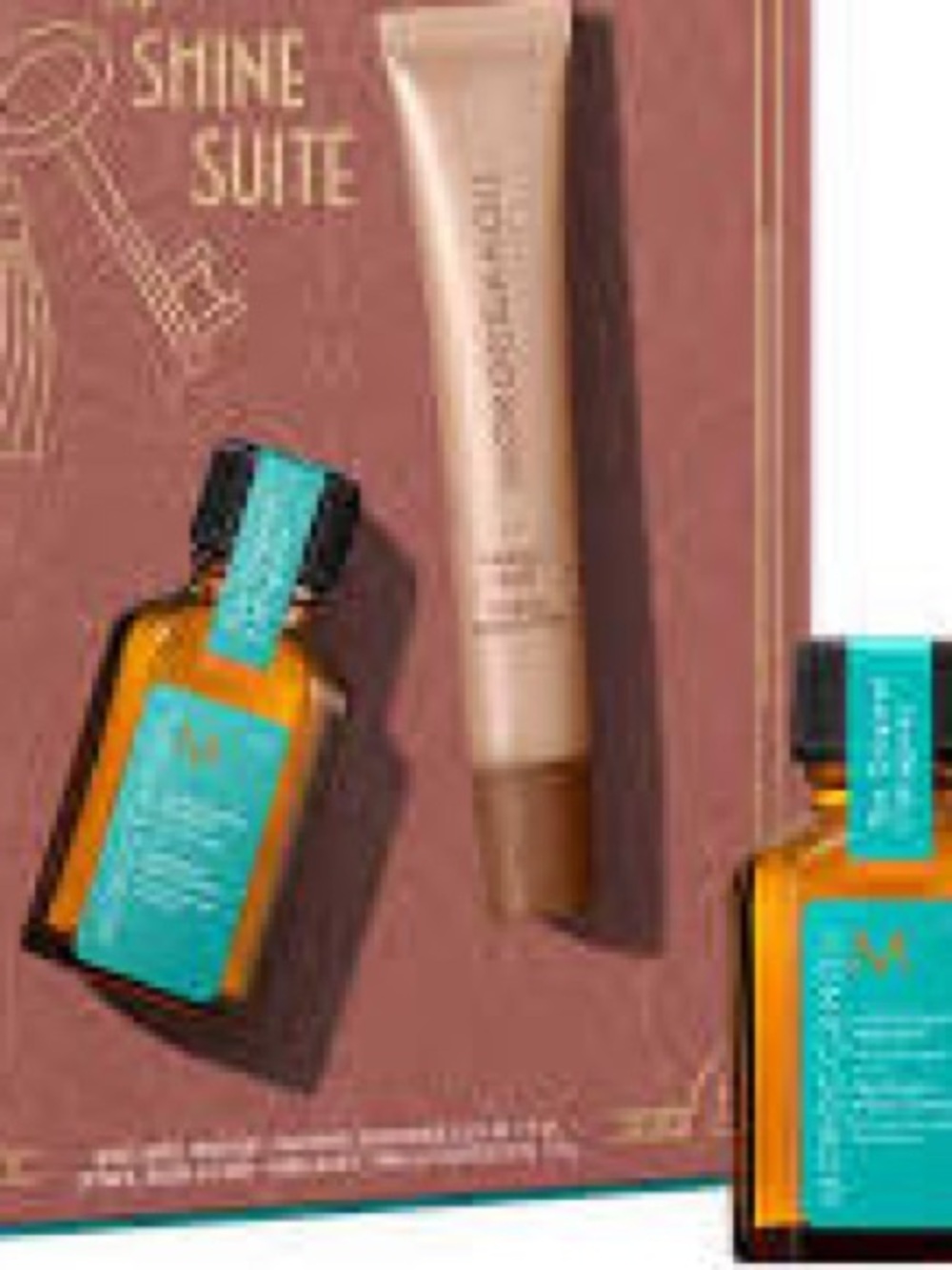Moroccanoil The Shine Suite Gift Set - Hair Oil and Lip Balm Gift Box (NIB) - Picture 4 of 5